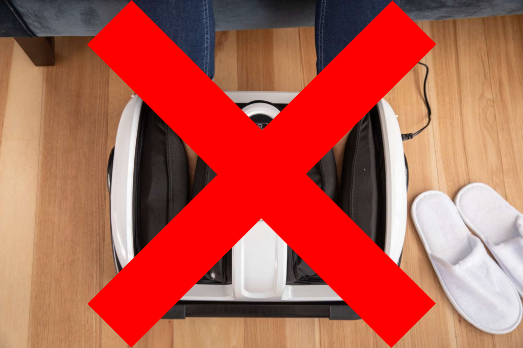 no to bulky massager machines